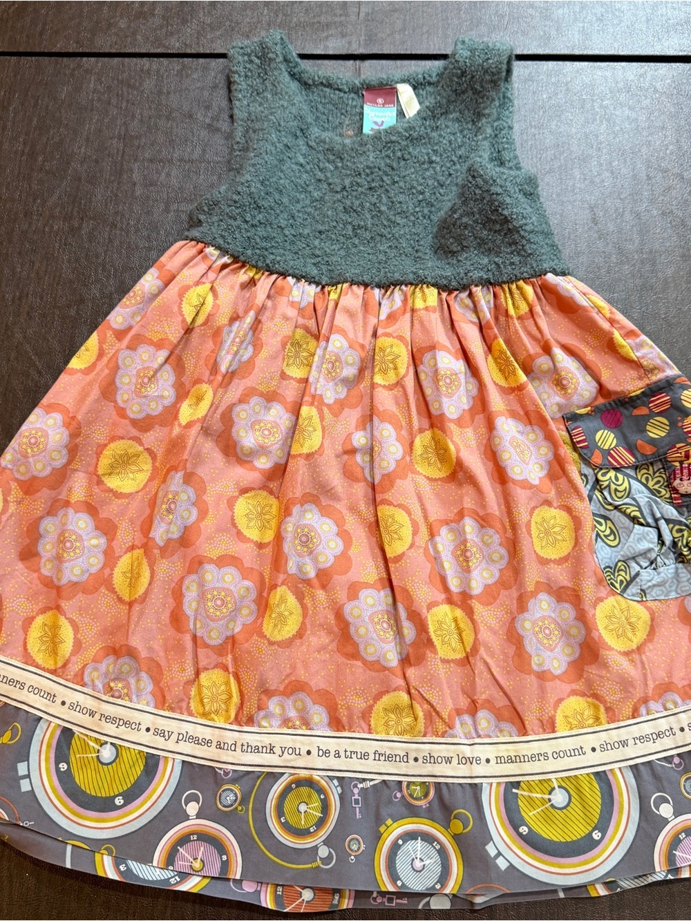 Matilda Jane Character Counts Maya Dress Floral Sz 6